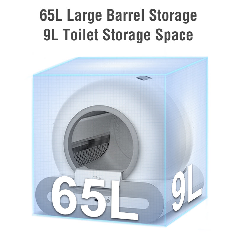 T1+ Automatic Self-Cleaning Cat Litter Box Auto Smart Litter Machine