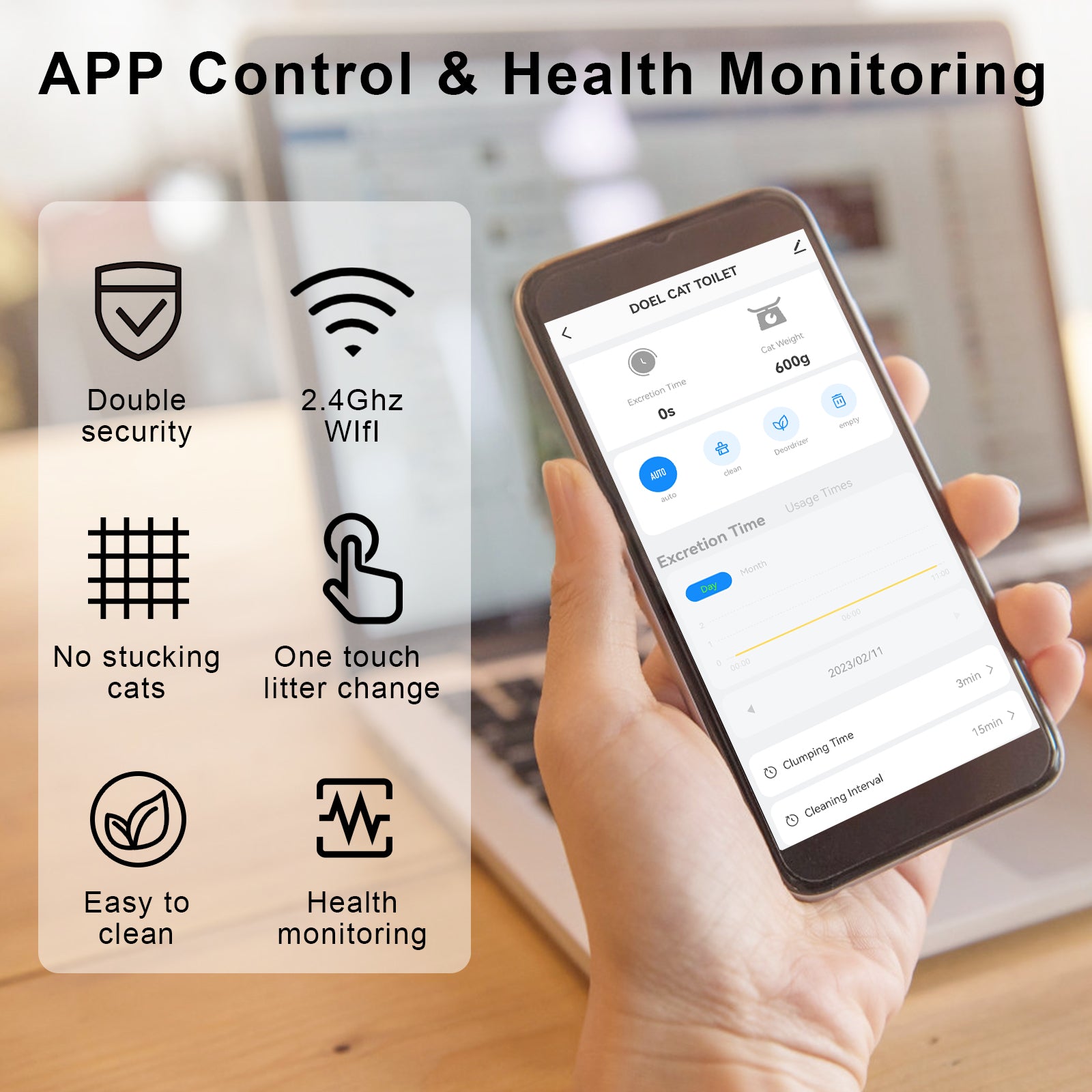 T-Pro EU Warehouse Automatic Cat Litter Box Auto Litter Machine