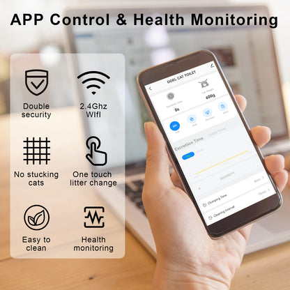 T-Pro EU Warehouse Automatic Cat Litter Box Auto Litter Machine