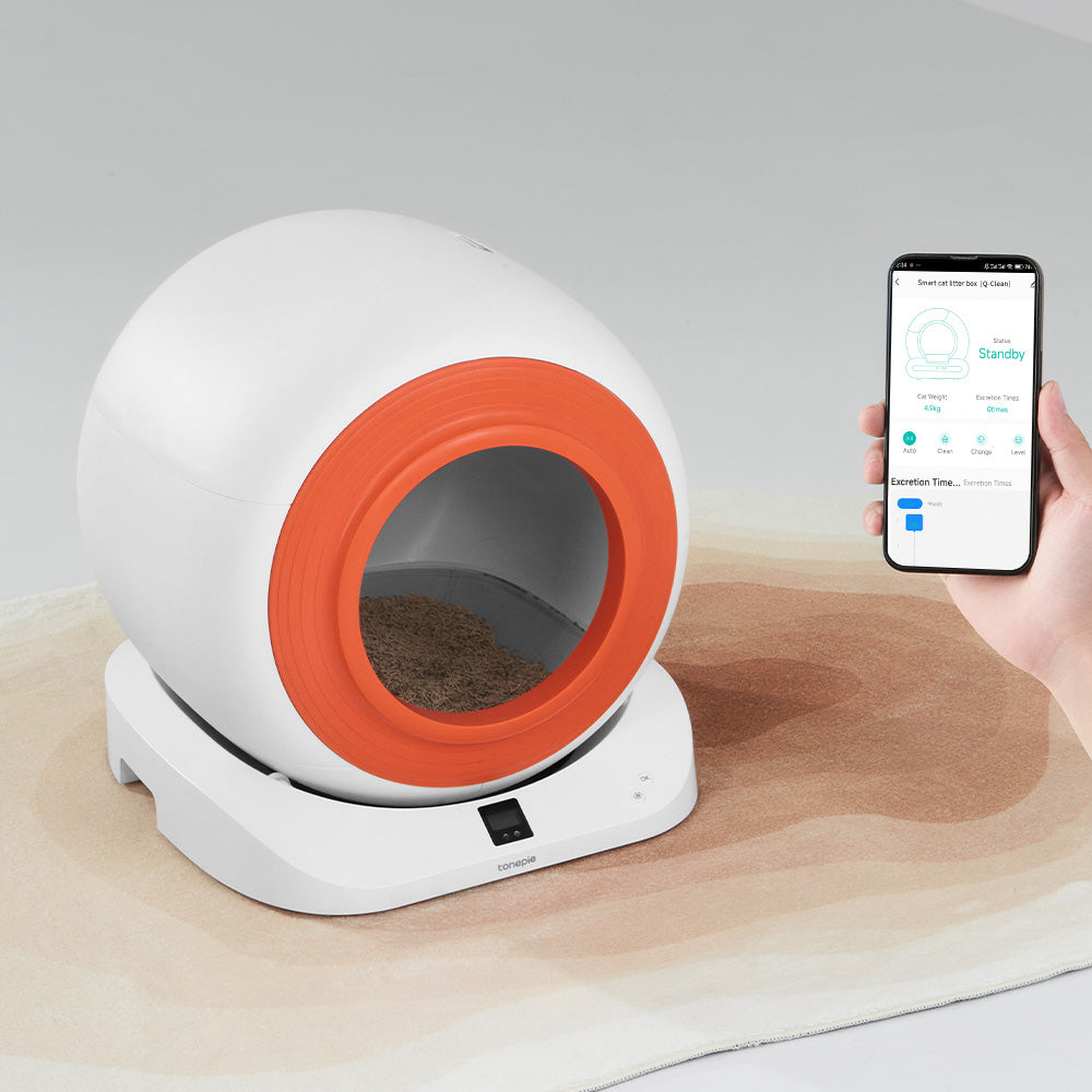 Q-clean Intelligent Automatic Self Cleaning Smart Cat Litter Box