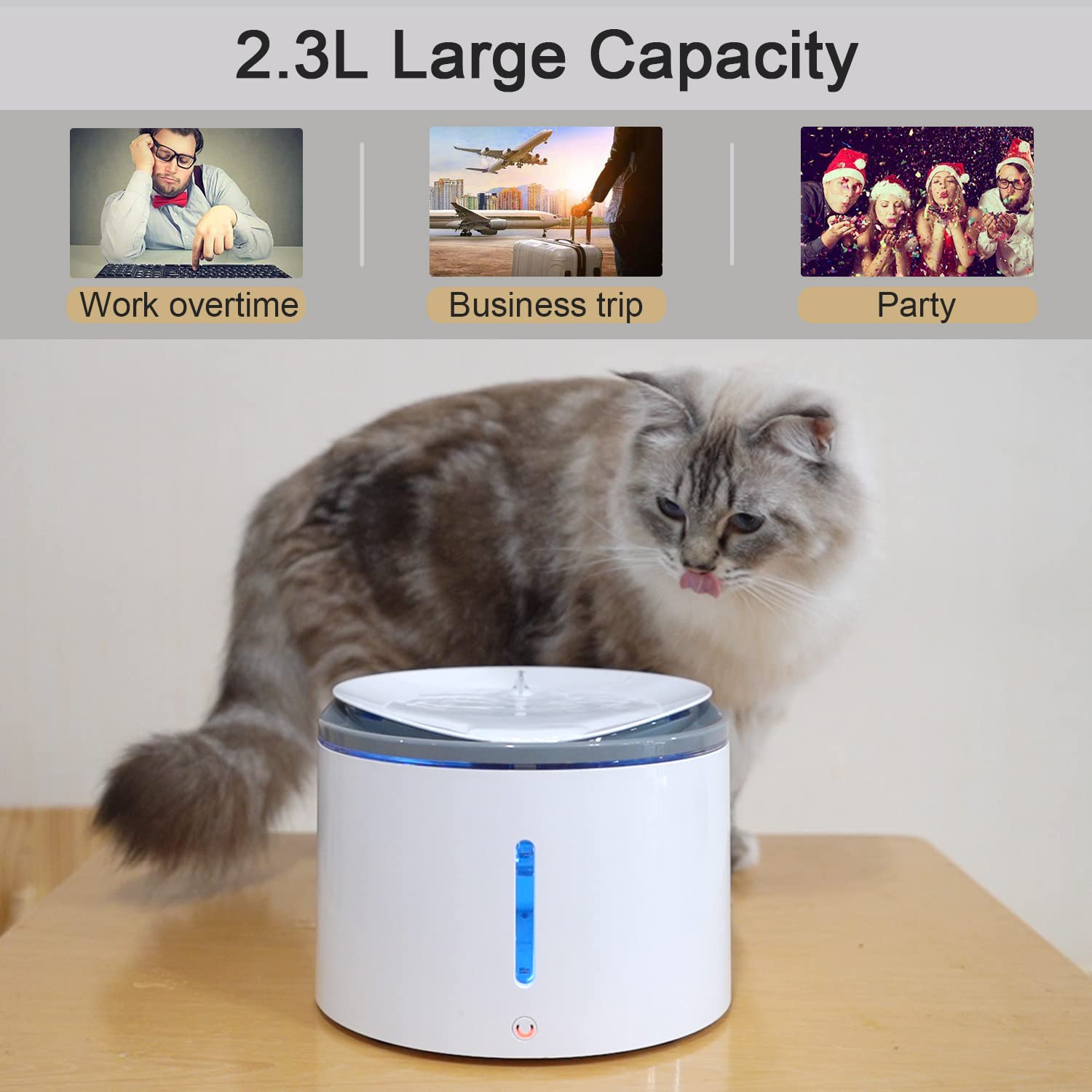 Factory Automatic Pet Water Dispenser Intelligent Dog Cat Water Fountain Smart Pet Water Fountain