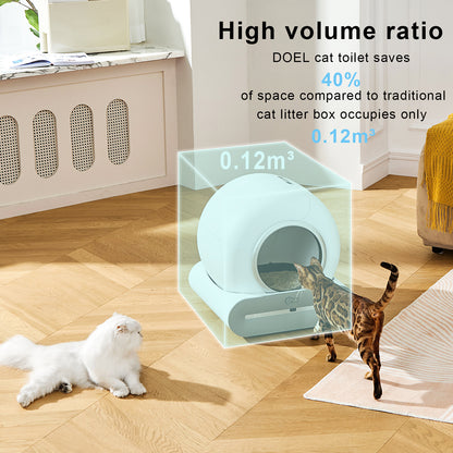 T-Pro EU Warehouse Automatic Cat Litter Box Auto Litter Machine