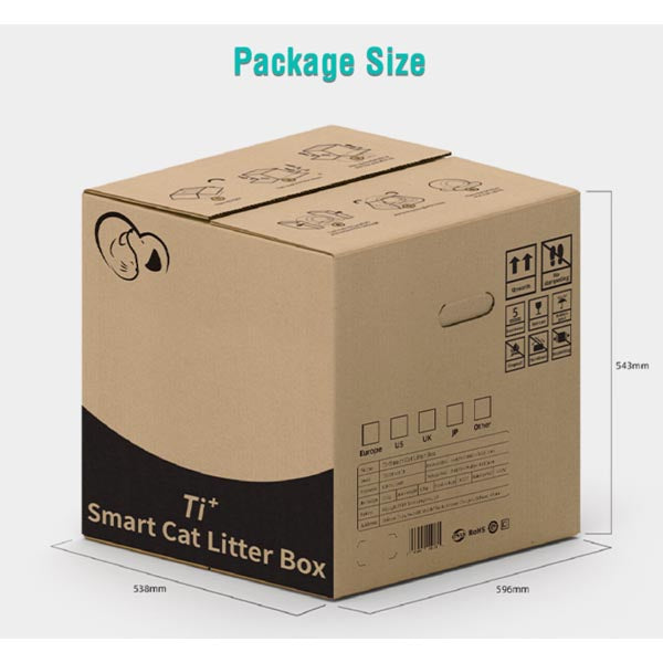 T1+ Automatic Self-Cleaning Cat Litter Box Auto Smart Litter Machine