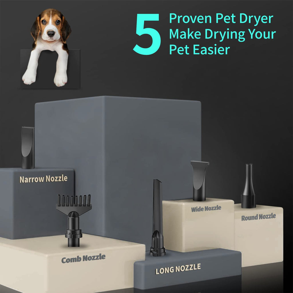 1400-3200W Water Stepless Speed Blower High Power Mute Large Dog Hair Dryer