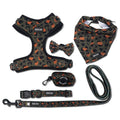 Custom Logo Adjustable Neoprene Pet Dog Harness and Leash Set