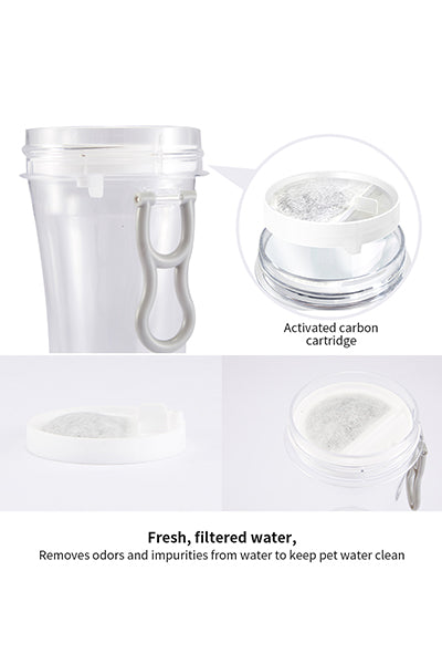 Leak Proof Portable Puppy Water Bottle with Collapsible Dog Bowls