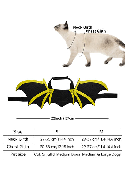 Bat Wings Pet Costumes